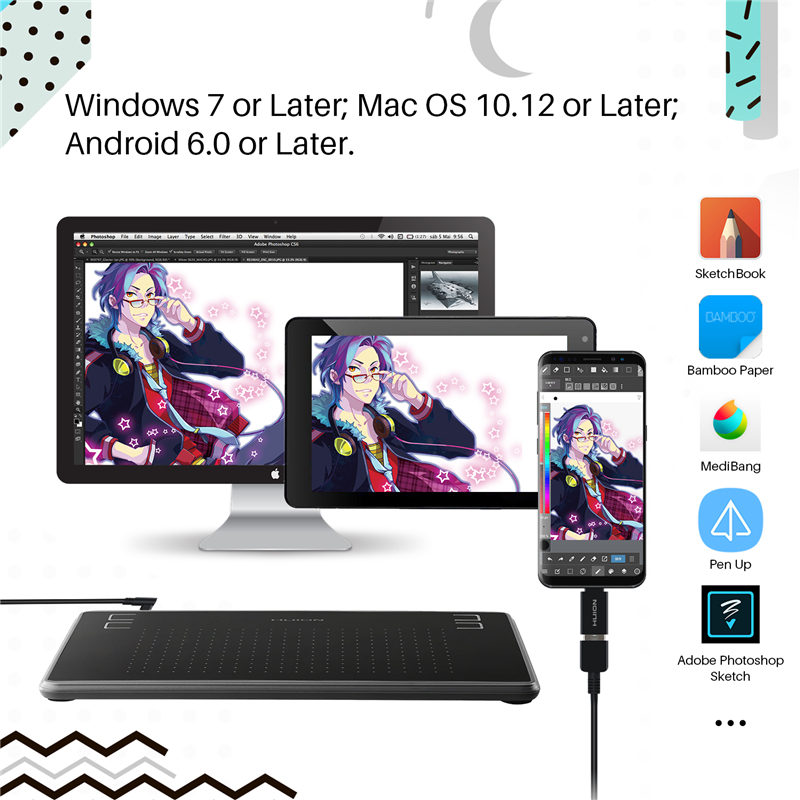 Digital Signature Pad - กระดานวาดภาพดิจิทัล Stock H430P สำหรับนักออกแบบแอนิเมชั่น พร้อมปากกาดิจิทัลและแท็บเล็ตสำหรับลายเซ็นอิเล็กทรอนิกส์
