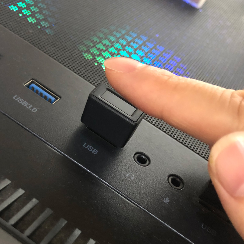 Fingerprint Reader Usb - อุปกรณ์จดจำลายนิ้วมือแบบมินิยูเอสบี ระบบไบโอเมตริกซ์ คีย์รักษาความปลอดภัย สำหรับพีซี แล็ปท็อป รองรับ