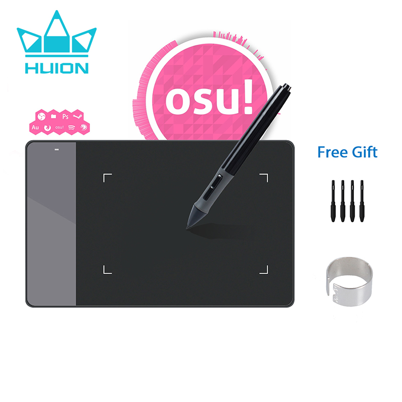 Digital Signature Pad - HUION 420แท็บเล็ตกราฟิก OSU Gaming ปากกาดิจิตอลแท็บเล็ตสำหรับ4X2.23นิ้วลายเซ็นเริ่มต้นเด็กของขวัญ