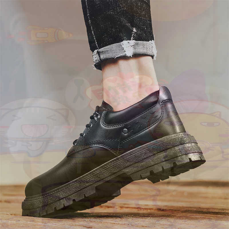 Office Tech Gifts For Men - Dark Natural หนังแฟชั่น Trainers เทนนิสรองเท้าผ้าใบผู้ชายรองเท้าแฟชั่นรองเท้าผ้าใบคุณภาพกีฬาราคาต่ําสุขภาพ