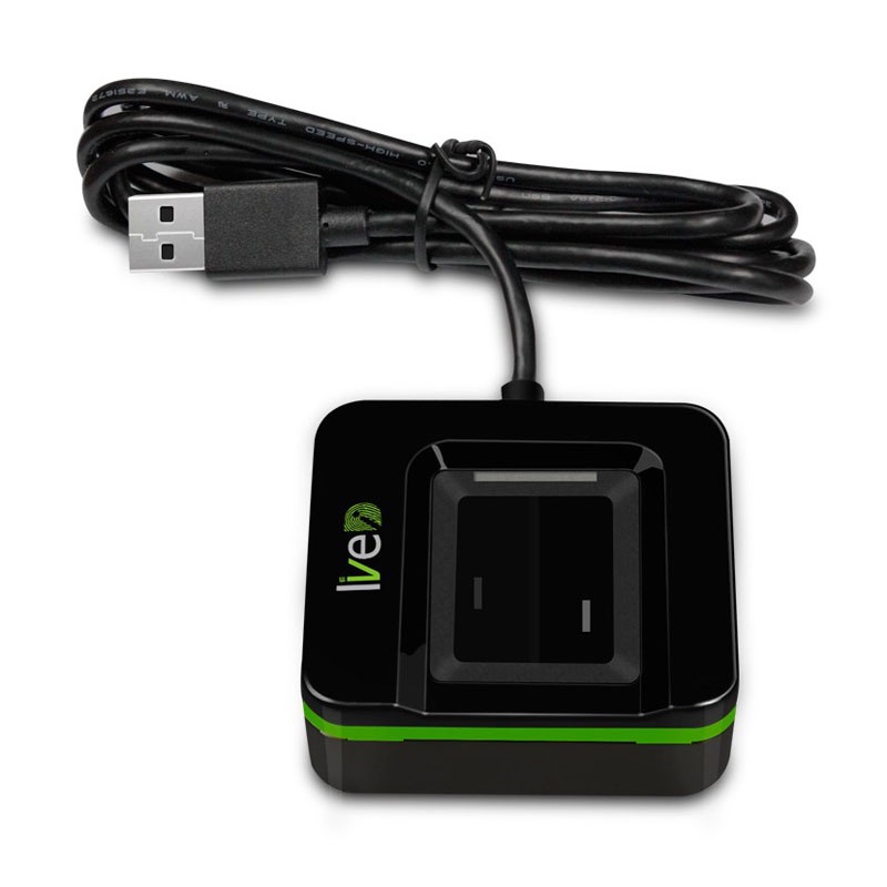 Fingerprint Reader Usb - 20R เครื่องสแกนลายนิ้วมือออปติคอลเครื่องอ่าน USB เซ็นเซอร์ลายนิ้วมือ Biometric รองรับ