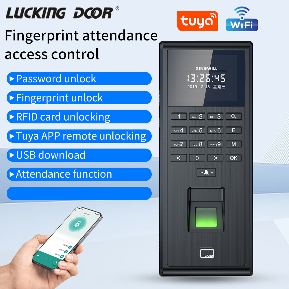 Smart Card Reader - Tuya สมาร์ท Biometric ลายนิ้วมือระบบ 1000 ผู้ใช้
