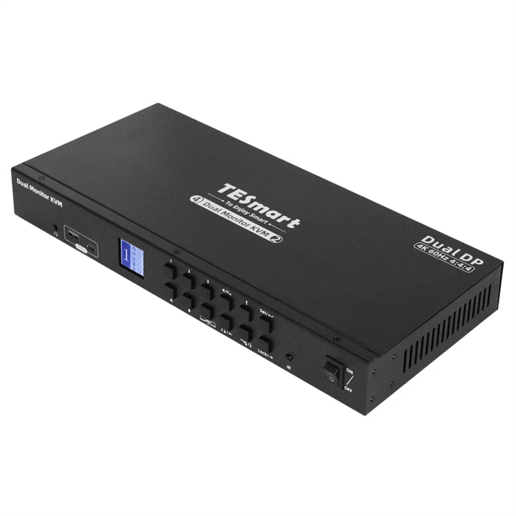 Kvm Switch Dual Monitor - ชุดสวิตช์ KVM แบบ 4 พอร์ต รองรับจอภาพคู่