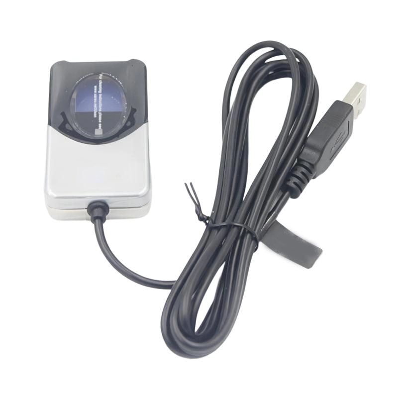 Fingerprint Reader Usb - LXYB18B เครื่องอ่านลายนิ้วมือสำหรับวินโดวส์ ล็อกอิน ระบบความปลอดภัยการเข้าร่วมประชุม เครื่องสแกนลายนิ้วมือไบโอเมตริกซ์ ออปติคอล