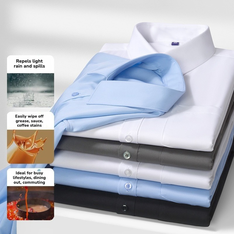 เสื้อเชิ้ตแขนยาวกันน้ำและกันน้ - Office Tech Wear บทวิจารณ์และราคา
