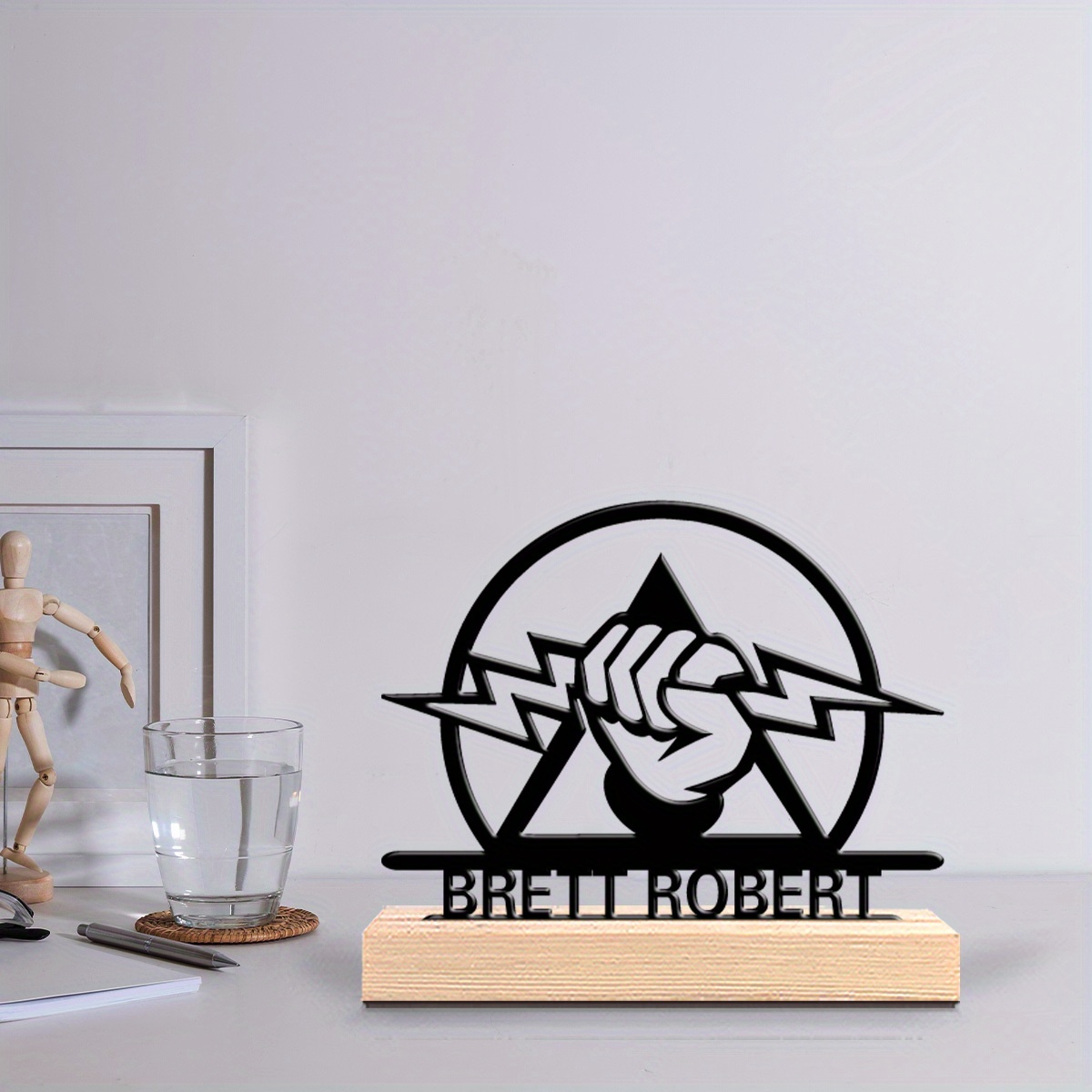 ป้ายโลหะสลักลายตามสั่งสำหรับวิ - Office Tech Gifts For Men บทวิจารณ์และราคา