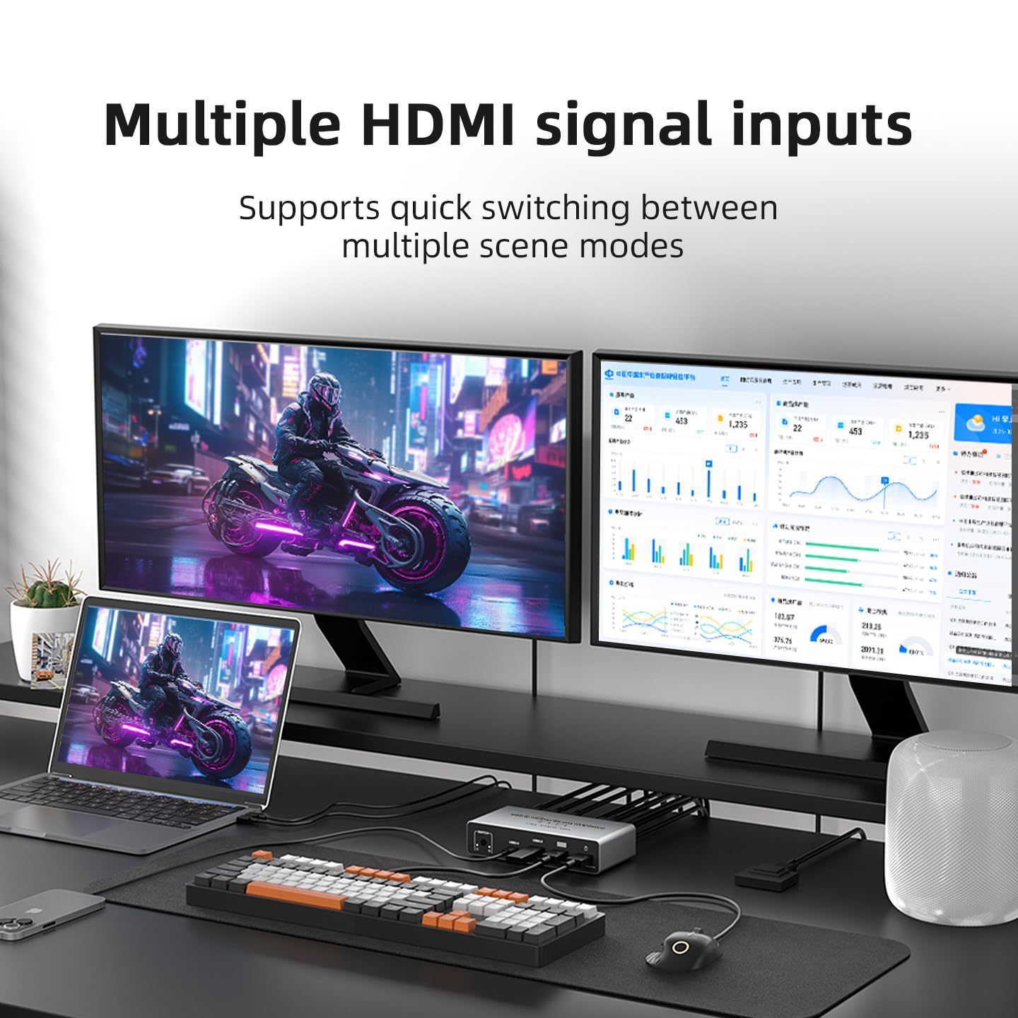สวิตช์ KVM แบบ USB-C HDMI DP ร - Kvm Switch Dual Monitor บทวิจารณ์และราคา
