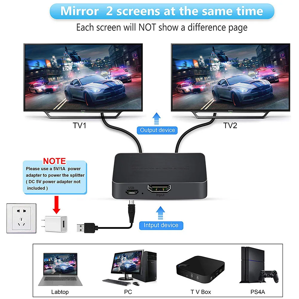 สวิตช์ 1-in-2-Out 4K วิดีโอ HD - Kvm Switch Dual Monitor บทวิจารณ์และราคา
