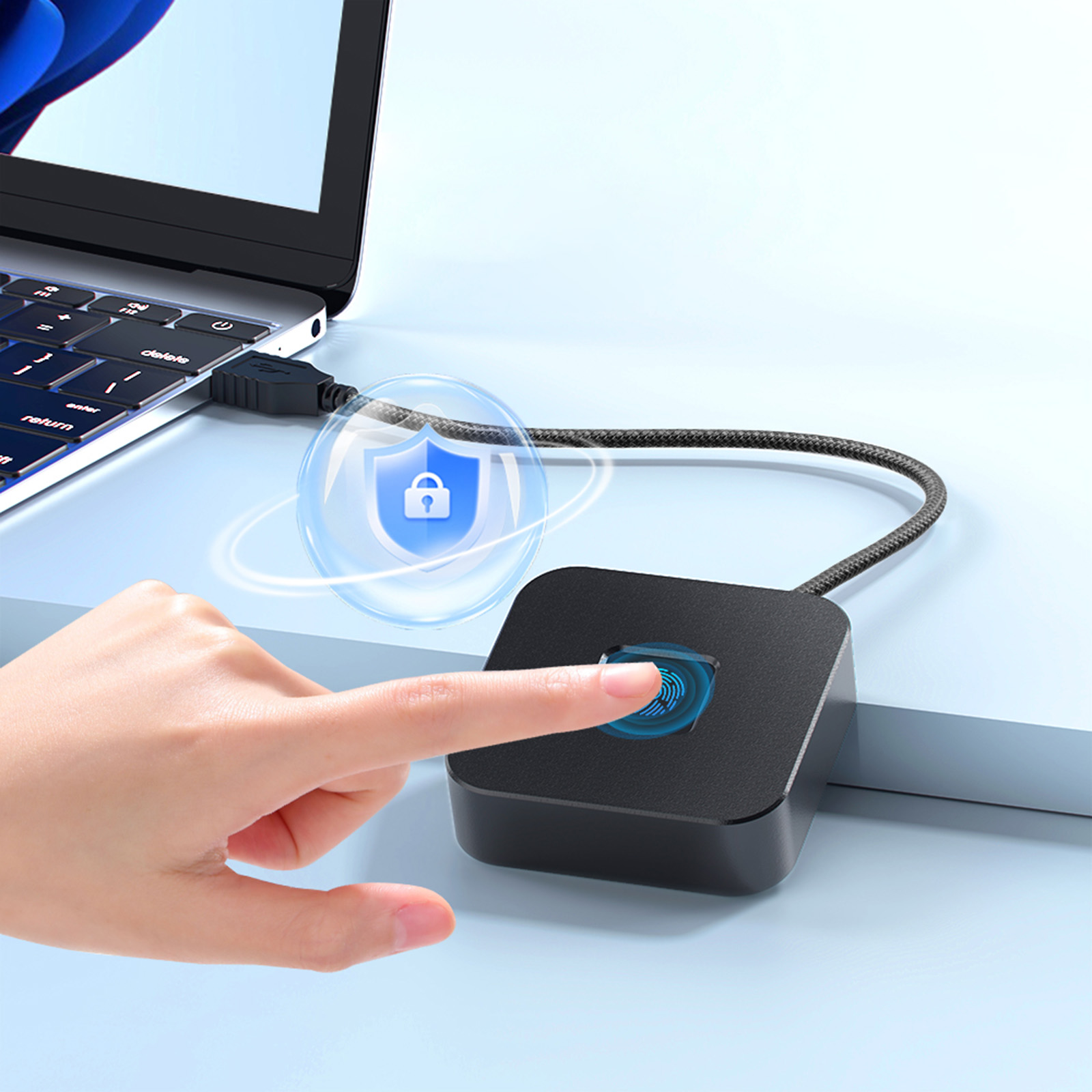 เครื่องอ่านลายนิ้วมือ USB พร้อ - Fingerprint Reader Usb บทวิจารณ์และราคา