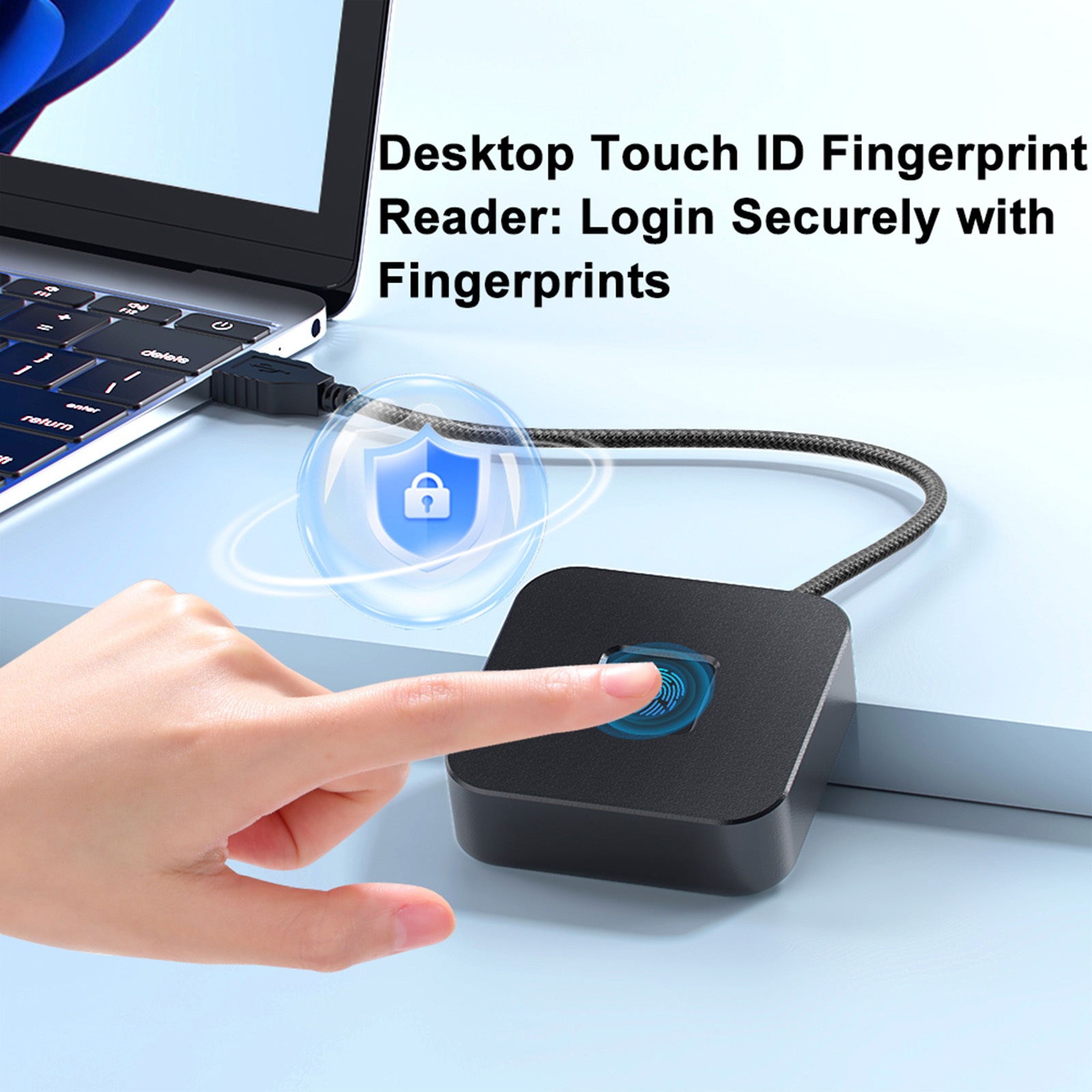 เครื่องอ่านลายนิ้วมือ USB พร้อ - Fingerprint Reader Usb บทวิจารณ์และราคา
