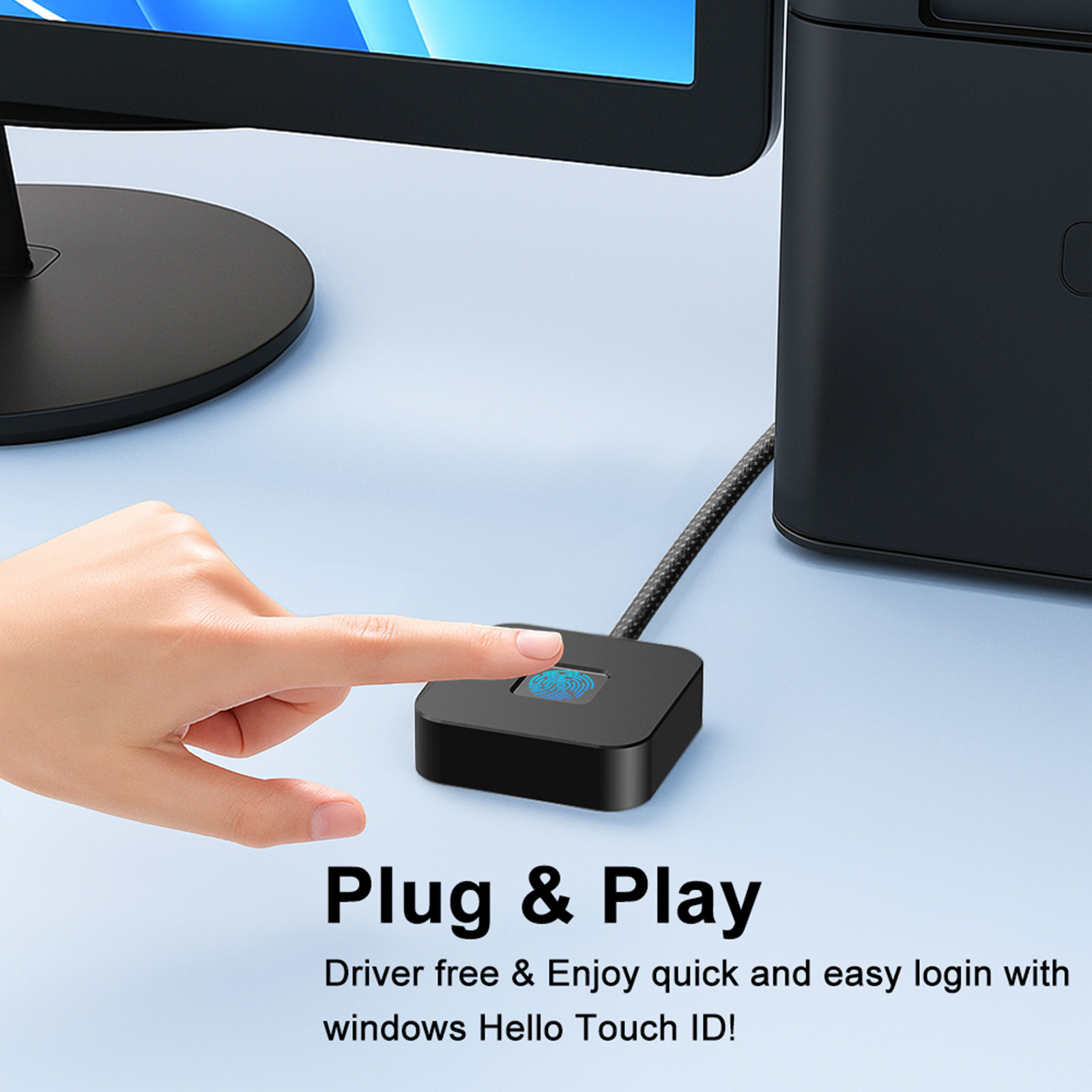 เครื่องอ่านลายนิ้วมือ USB สำหร - Fingerprint Reader Usb บทวิจารณ์และราคา