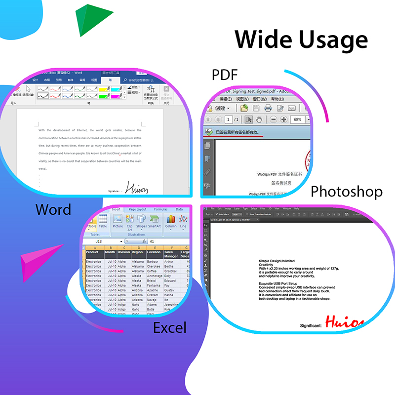 HUION 420แท็บเล็ตกราฟิก OSU Ga - Digital Signature Pad บทวิจารณ์และราคา