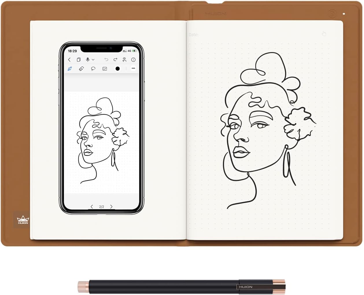 huion note 2 em 1 สมุดบันทึกกา - Digital Signature Pad บทวิจารณ์และราคา