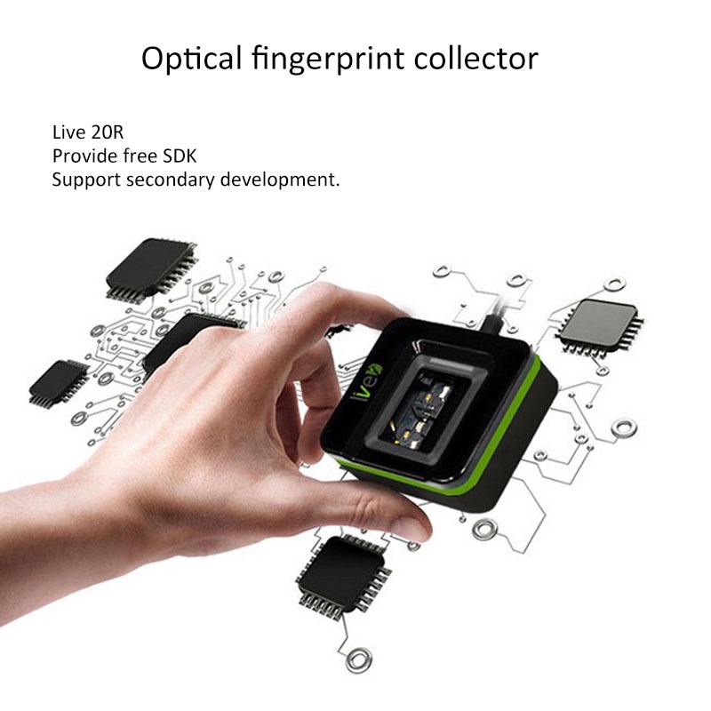 20R เครื่องสแกนลายนิ้วมือออปติ - Fingerprint Reader Usb บทวิจารณ์และราคา