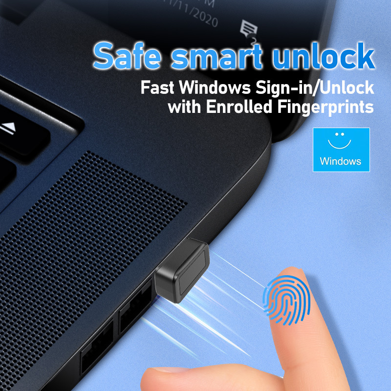 เครื่องอ่านคีย์ลายนิ้วมือ USB  - Fingerprint Reader Usb บทวิจารณ์และราคา