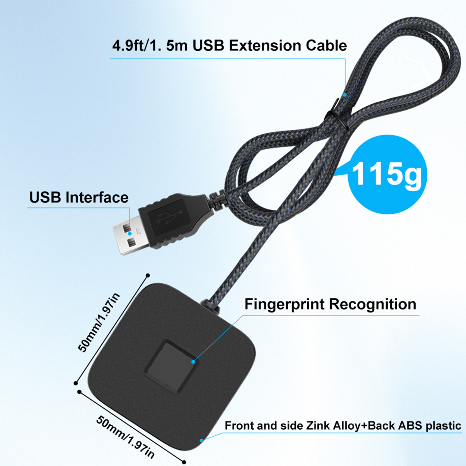 เครื่องอ่านลายนิ้วมือไบโอเมตริ - Fingerprint Reader Usb บทวิจารณ์และราคา