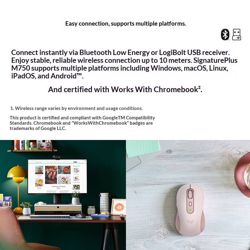 เมาส์สำนักงาน Logitech M750 -  - Office Ready Tech บทวิจารณ์และราคา