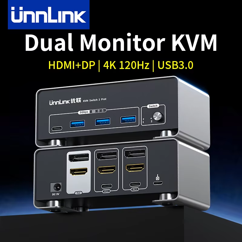 สวิตช์ KVM แบบ Dual Monitor รอ - Kvm Switch Dual Monitor บทวิจารณ์และราคา