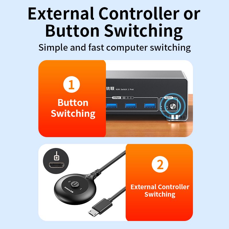 สวิตช์ KVM แบบ Dual Monitor รอ - Kvm Switch Dual Monitor บทวิจารณ์และราคา